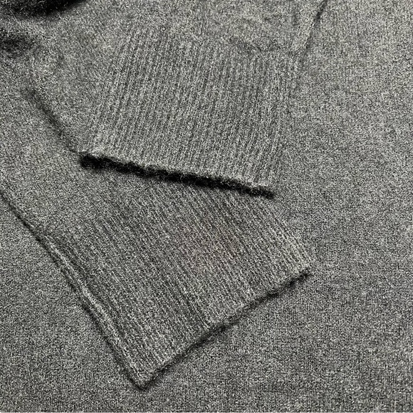 AllSaints Pierre Crewneck Black Pullover Rimmed Trim Sweater Men’s Size Large - Picture 10 of 10